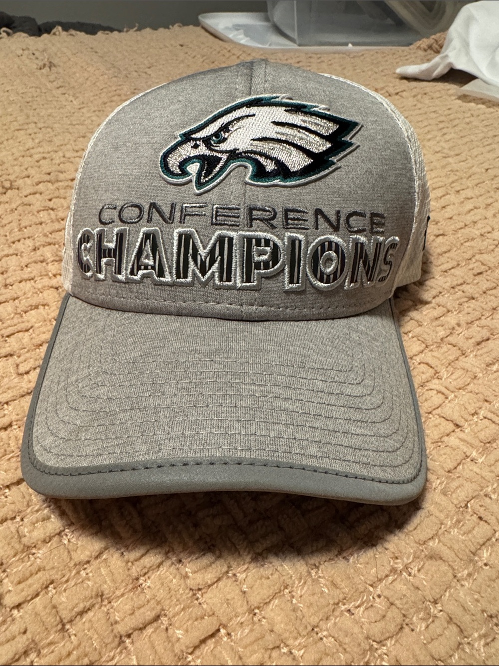 New Era Philadelphia Eagles Gray Conference Champions Hat